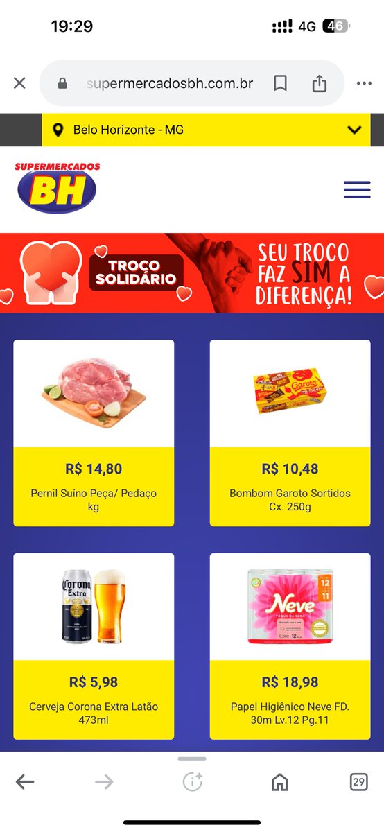 Boa noite, para quem vai tomar uma em casa, vale a pena comprar uma cervejinha e um tira gostinho nos supermercados BH