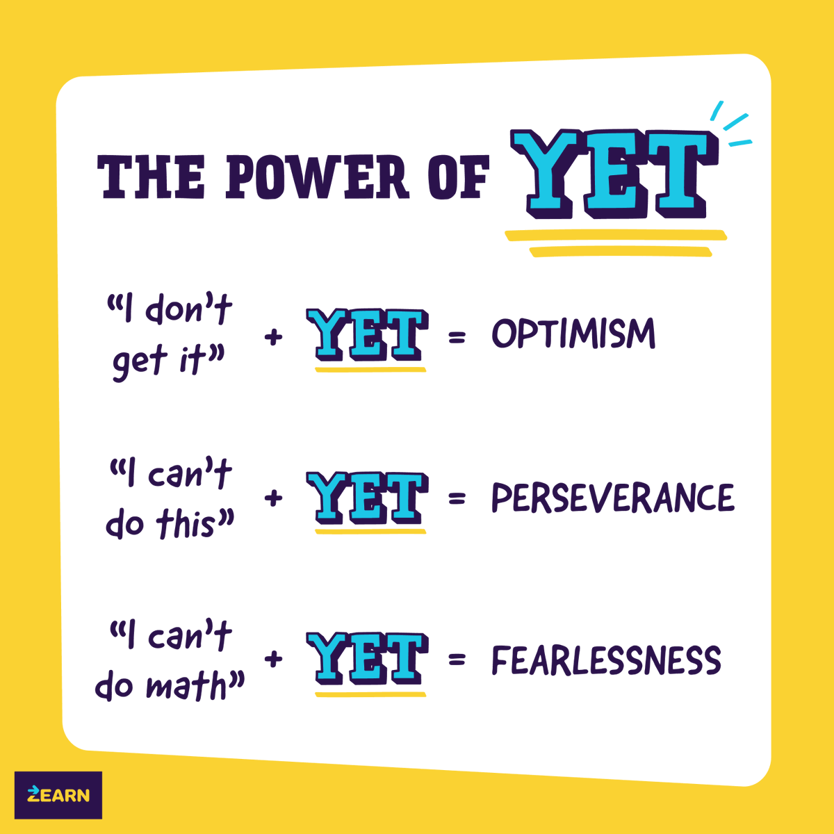 RT if you believe in the power of YET! 💥