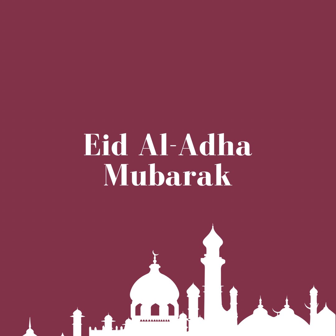 CAS_QUSRB's tweet photo. Dear students of the College of Arts and Sciences,

May Allah accept from us and you all the good deeds. 

Happy Eid Al-Adha! May Allah bring it back to us and you with blessings and grace.

#Qatar_University
#Eid_AlAdha_Mubarak https://t.co/VwOTiBmEG1