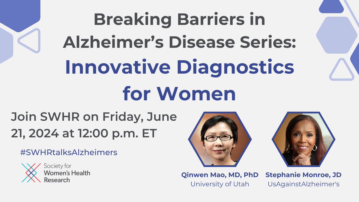 SMonroe2020's tweet photo. So honored to participate in this important discussion about #Women and Alzheimer’s.  We have to be honest about what we know and don’t know in order for o #EndAlzheimers for all.  And when it comes to women, we don’t know much! https://t.co/GW0073cINH