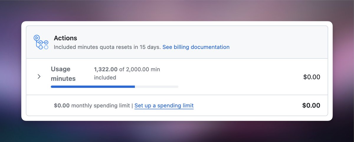 cargo eating up those github action minutes really quickly...