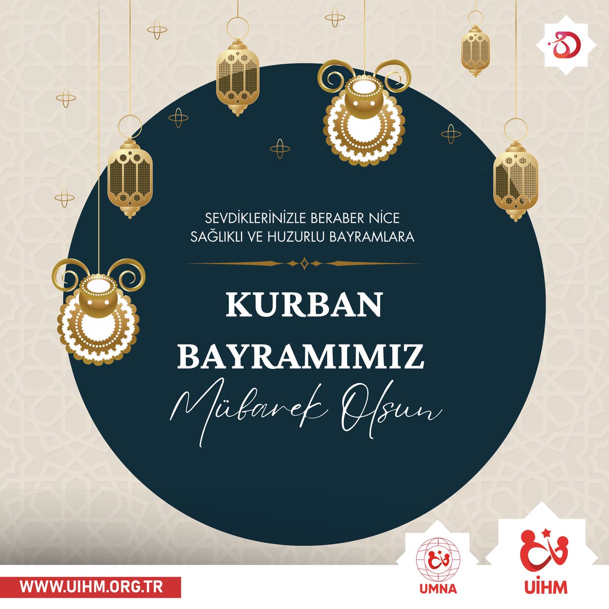 uihm_birlik's tweet photo. Milletimizin ve tüm İslam aleminin mübarek Kurban Bayramı’nı tebrik ediyor; bayramımızın gönüllerde birliğe, kardeşliğe ve paylaşmaya vesile olmasını, İslam coğrafyalarına sağlık, huzur ve bereket getirmesini Rabbimden niyaz ediyoruz.

#UİHM #UMNA #KurbanBayramı https://t.co/q24OLc5jJJ