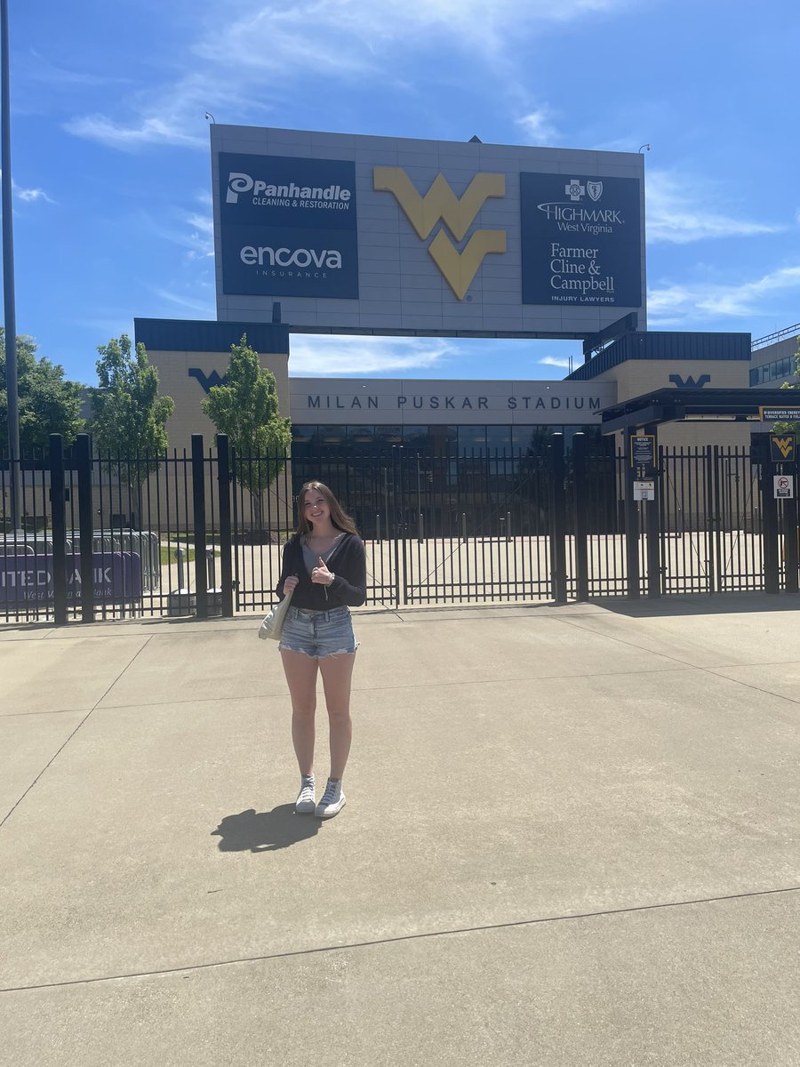 Kicking off our college tours era with a stop at West Virginia University!