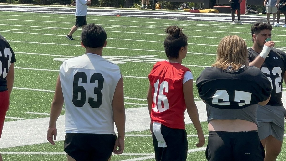 NathanSongQB1's tweet photo. Had a Great day @DavidsonFB. Thank you for the opportunity and all the coaching @bryce_pm @Coach_TPhelps. 
@JohnRobinette13 @VAQB8 @ratcliff_thomas @QBHitList @PrepRedzoneNext https://t.co/r9TlaixLOt