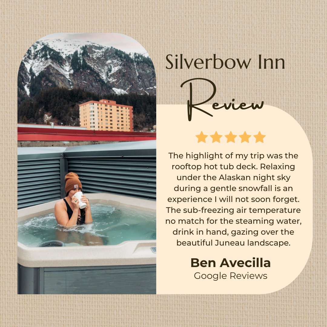 silverbowinn's tweet photo. Thanks for letting us be part of your unforgettable journey! We’re always here to host your next adventure. Safe travels until we meet again! 👋🛤

#silverbowinn #guestreviews #hotelreviews #juneauak #juneaualaska #juneau #visitjuneau #traveljuneau #visitalaska #travelalaska https://t.co/3qOSfQQI0L