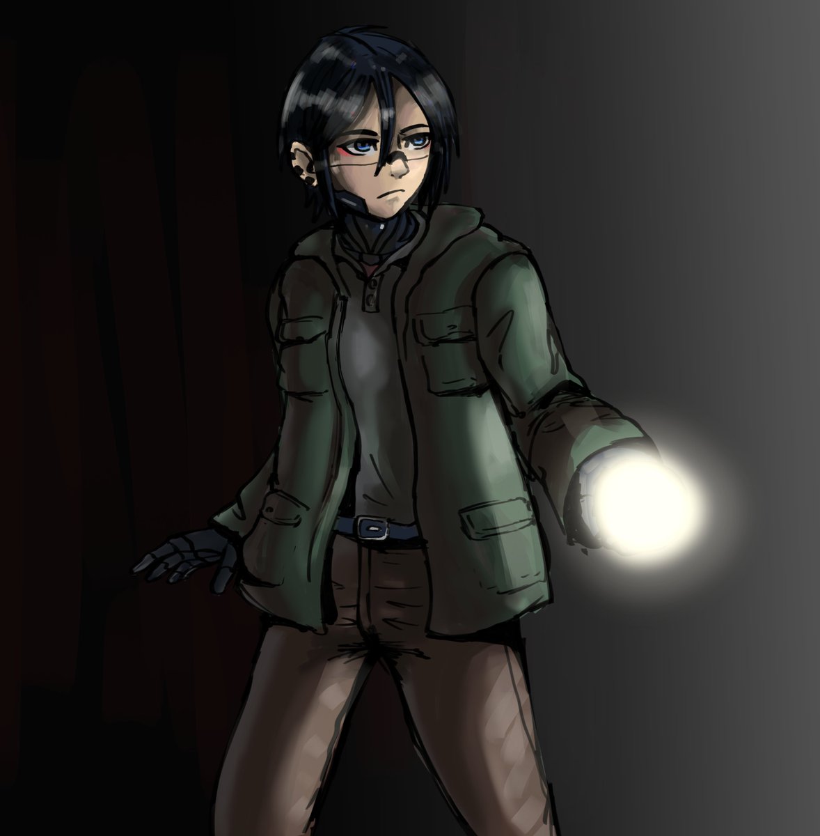 LesboNightcrwlr's tweet image. Pulling up to Sierpinski in the applebeescore fit

#Elster #Signalis