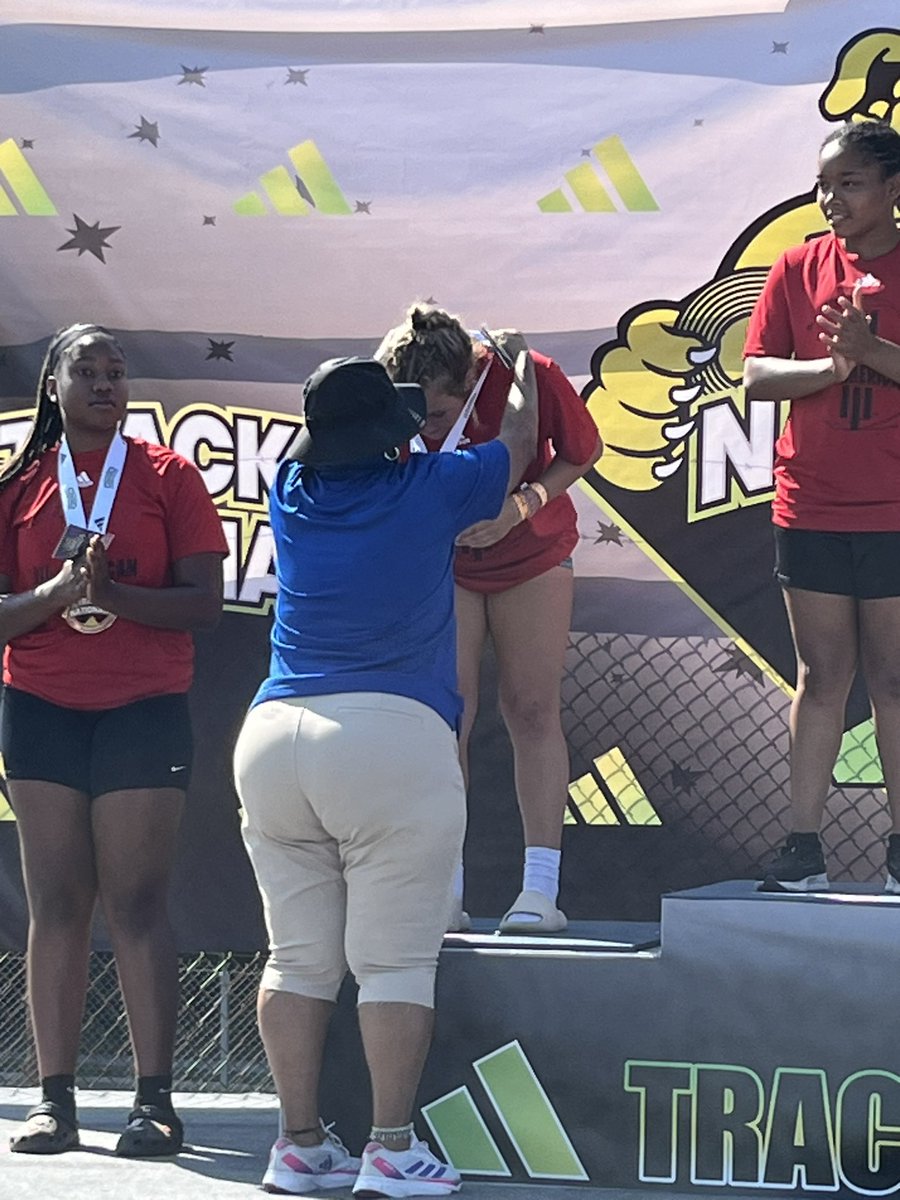 SarahOberg4's tweet photo. @ncccathletics three NCCC throwers representing at @ Adidas Track Nationals in North Carolina! Congrats to @alis_oberg for being crowned an All American with her fourth place finish!!!! 🏆🏆@JournalInquirer @JI_sports @NCAATrackField @ciactrack https://t.co/Wd7U8Y8PeJ