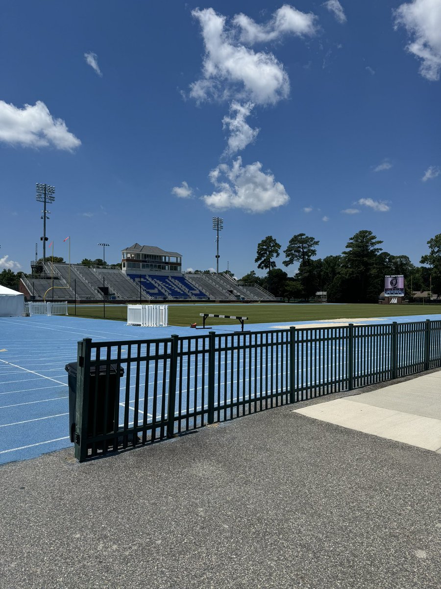 Had a wonderful time at <a href="/cnu_football/">CNU Football</a>’s Junior Day today! Pumped up to be back there this fall! Thank you @indELIble173 for the invite!