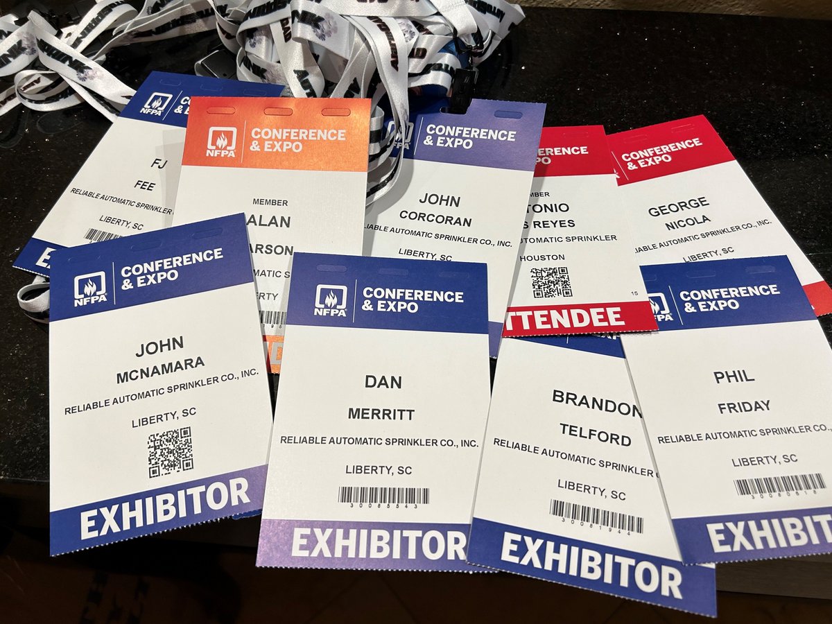 RASCO_Sprinkler's tweet image. Game on!
Team Reliable is gathering at the NFPA Expo and Conference in Orlando. We are looking forward to seeing you in this week's sessions, in our booth 1617...or wherever our paths may cross!