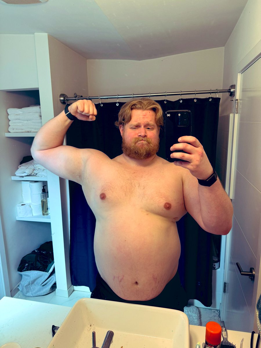 Damn bro, I’m hungry after that workout #bear #powerlifting #powerbelly