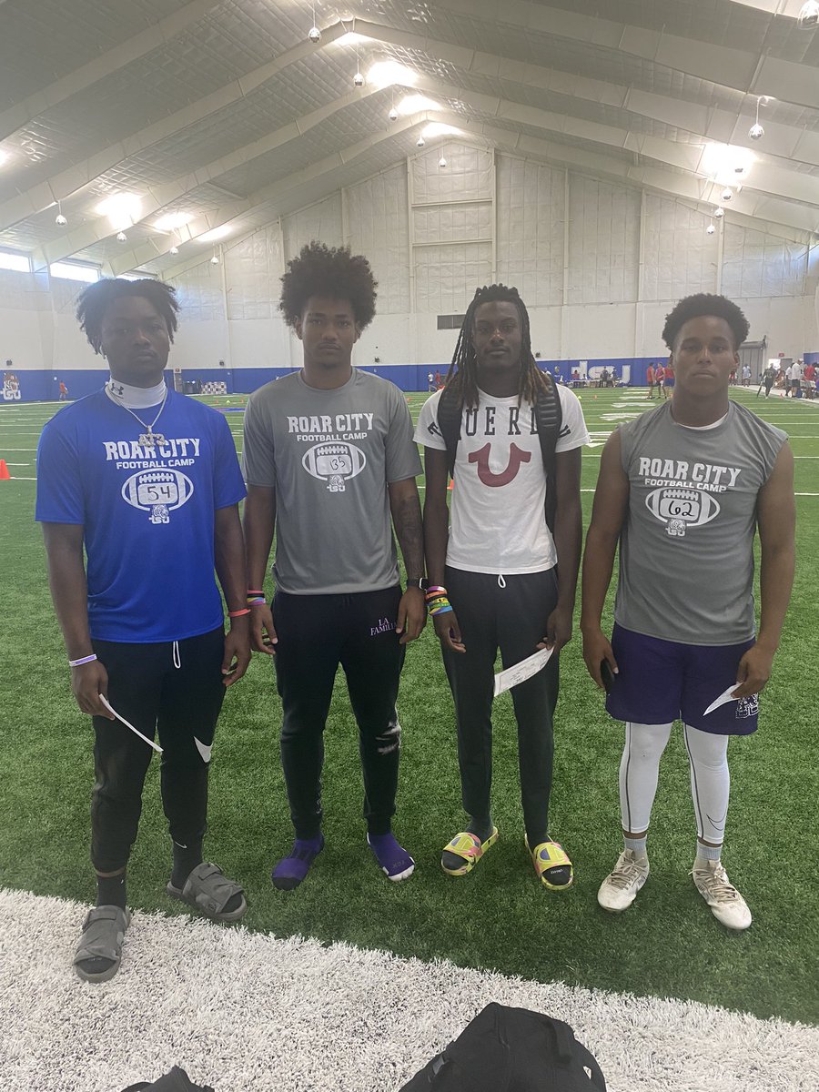 RHS Football (@rhsfootballtn) on Twitter photo Thanks to <a href="/TSUTigersFB/">Tennessee State Football</a> for putting on a great camp today! Great job by these 4 representing the Ripley Tiger brand! #TigerPride #BigRipley Thanks to <a href="/TSUTigersFB/">Tennessee State Football</a> for putting on a great camp today! Great job by these 4 representing the Ripley Tiger brand! #TigerPride #BigRipley