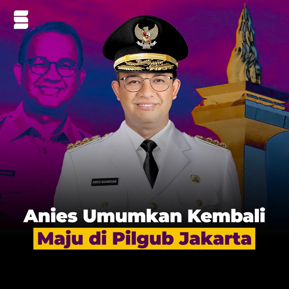 Bismillahirrahmanirrahim 
Tetap dukung Abah <a href="/aniesbaswedan/">Anies Rasyid Baswedan</a> yang penting tidak berpasangan dengan keluarga Jokowi