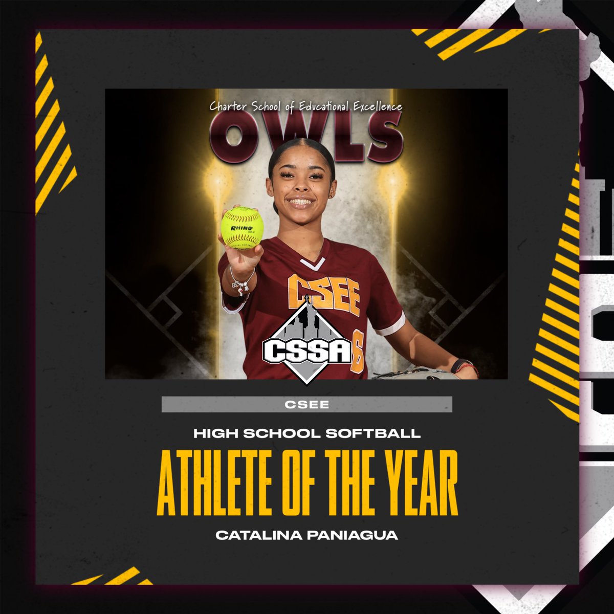 Congratulations to the 2023-2024 CSSA Softball Athlete of the Year, Catalina Paniagua! 🥎🏅

#cssanyc #springawards #softball #mvp