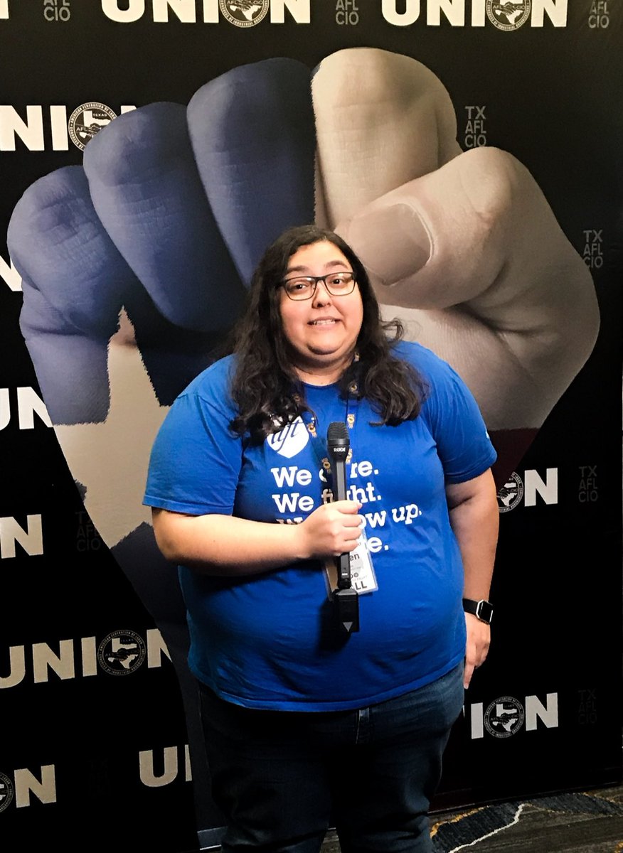 profe_c's tweet photo. On the 12th yr anniversary of #DACA we salute the thousands of #DACAmented educators who enrich our classrooms & communities every single day. Big shout out to one of those @AFTunion members! Karen we see you, hear you, &are w/ you advocating for a permanent pathway. https://t.co/AqMsWQBagT