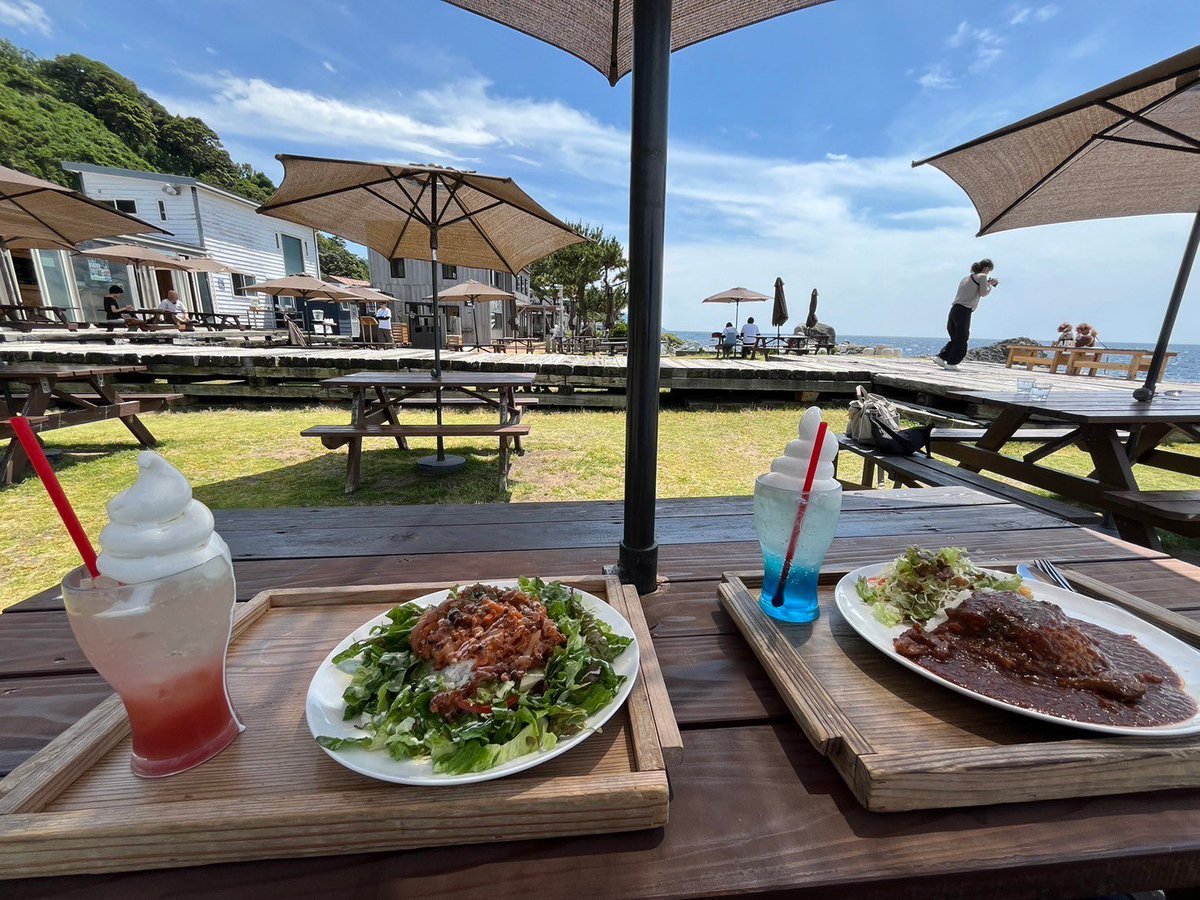 GSX250R_chiha's tweet photo. 念願のカフェ👏
#カフェマーレ
#cafeMARE https://t.co/4vtMiqKt8L