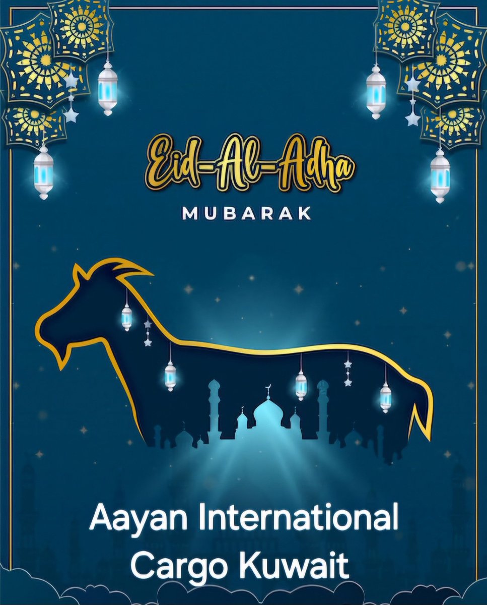 aayancargo's tweet photo. Aayan International Cargo Kuwait wishes Happy Eid  to all our customers, our global partners  and our colleagues a peaceful and happy time with your families and friends. 
#Eid #wishes2024 #globallogistics #business #Kuwait https://t.co/rE6KYFaIWy