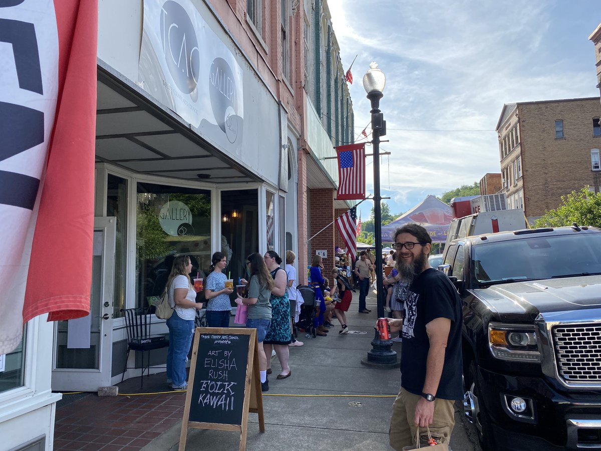 MainCorpsePod's tweet image. The 1st Grafton Monster Festival had a perfect day. All the weirdos, monsters, &amp;amp; vault dwellers that make this state special were great to see

We’ll have our table set up all day so come find us. Kelsey + Matt will record live tomorrow down at Toad Hall at 3:00 pm. Stay Creepy!