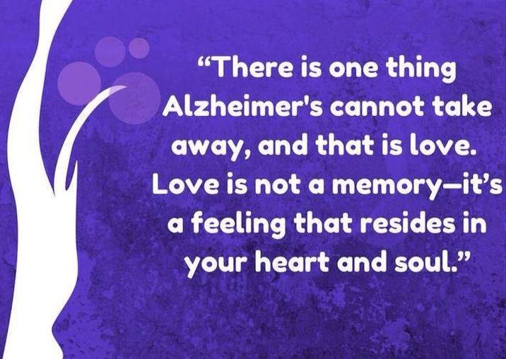 Please re-Tweet if you agree: #Alzheimers disease and other forms of #dementia steal memory, independence, judgment and more. But they can never steal love, legacy, and humanity.

#quote