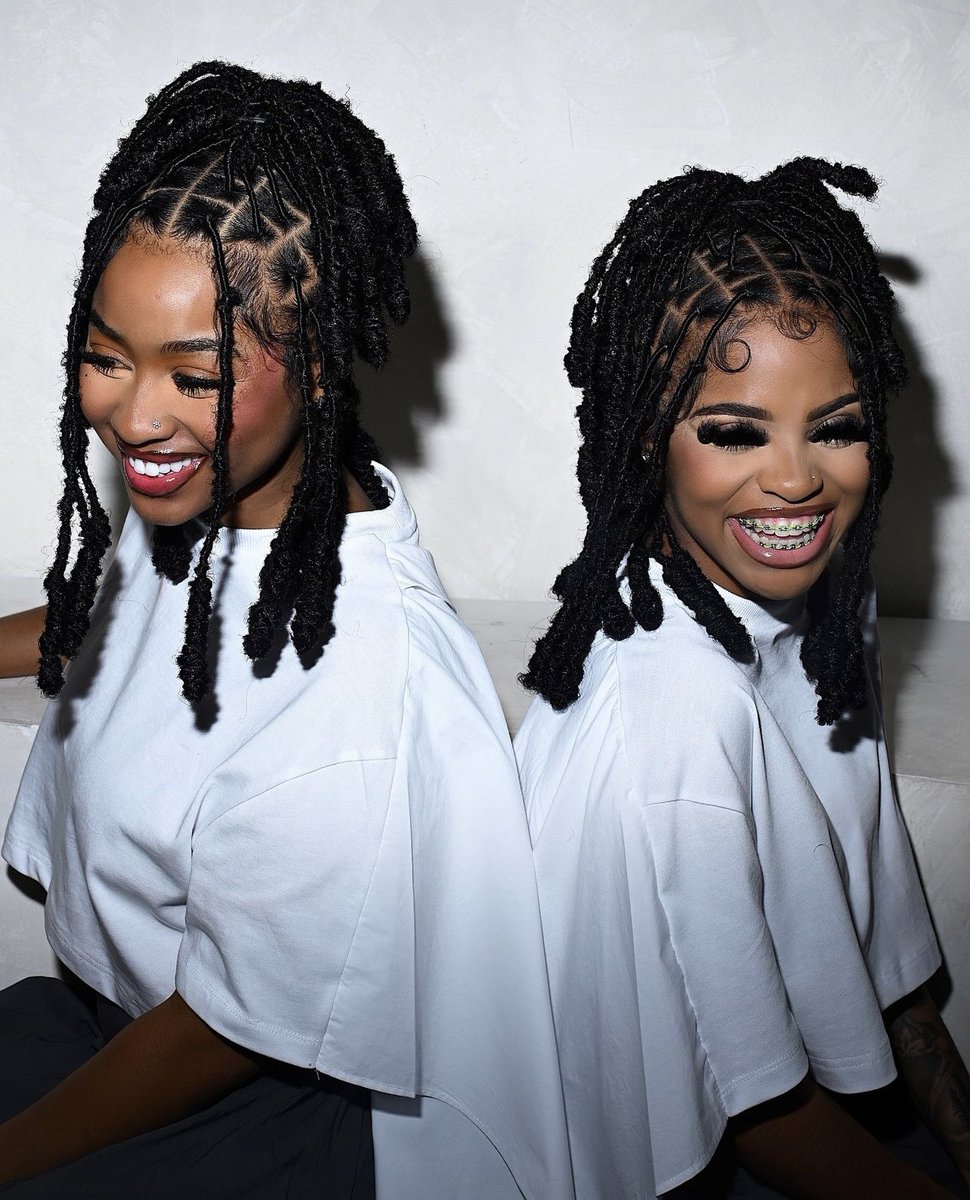 ShayLanise's tweet image. Hey y’all! My lil cousin (shown in 1st pic) launched her website (designed by me) and published a soft locs e-book + video tutorial! 

Please support, follow, share ✨🦋

ShaundasHouseOfBeauty.com

#ATLstylist #ATLbraider #softlocs