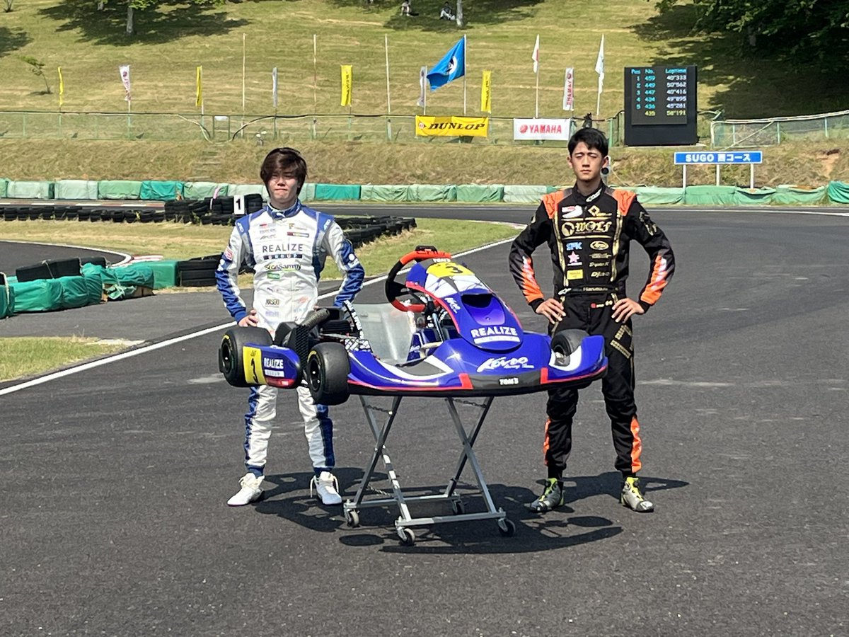 kondoracingteam's tweet photo. #KONDORACING の新たなチャレンジとして、2024年JAF全日本カート選手権EV部門に参戦‼︎
本日、第1戦/第2戦がスポーツランドSUGOにて開催されます🏁
チーム名:
REALIZE KONDO EV Cart Racing Team
3号車 小高一斗選手
4号車 中井陽斗選手
2人の活躍を応援よろしくお願いします💙
#evcart https://t.co/Z8iP9AMXwT