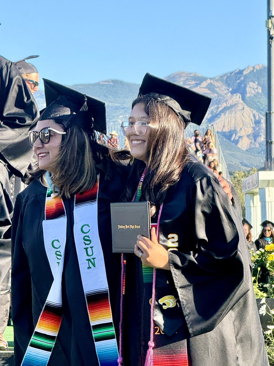 Undoubtedly one of the most memorable moments of my life. Presenting my youngest niece, Sara, her high school diploma from Newbury Park High School (my alma mater). That Spanish speech brought tears to my eyes. Gracias <a href="/NPPrincipal11/">Steve Lepire</a> #InclusionMatters #OnceAPantherAlwaysAPanther