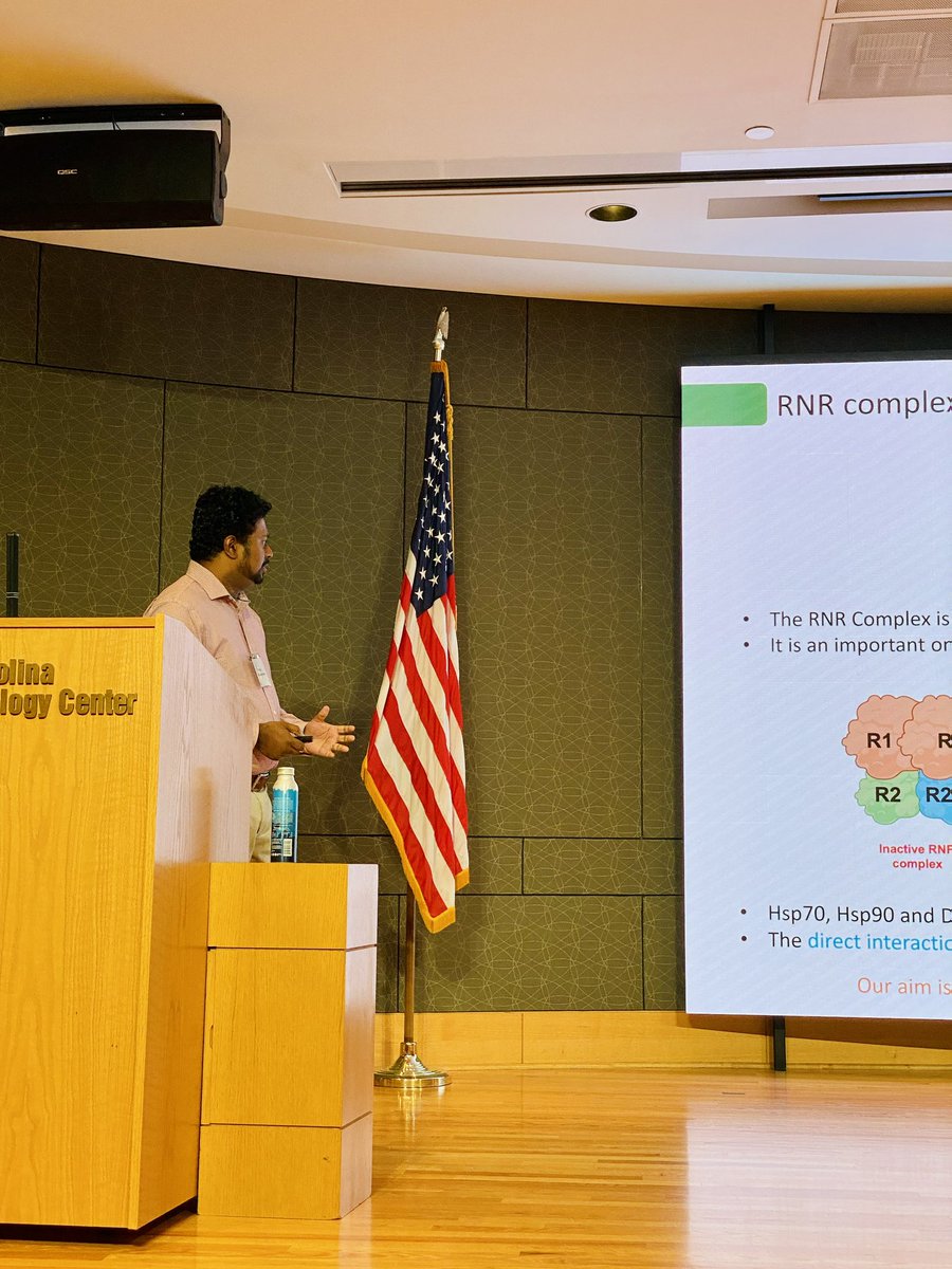 J_Chathura_M's tweet photo. It was a nice experience to present our research projects in the 1st NC postdoc research symposium along with my colleague @whybee_yb. We had a great time meeting and sharing our experiences with great minds in the state. Truman Lab @TrumanLab representation at #postdocsymposium https://t.co/I74eGHTXm9