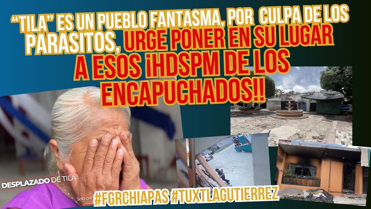 sonrisas2024's tweet photo. @ChiapasGobierno esperemos y la #FGR, pues haga algo en contra de los #Criminales ahi en el poblado de #Tila, es una injusticia que estos m4lditos vayan y hagan este tipo de abusos, deben de pagar con carcel. @SinEmbargoMX @Milenio @El_Universal_Mx @lasillarota @heraldodemexico https://t.co/ZUkuTn4Rqp