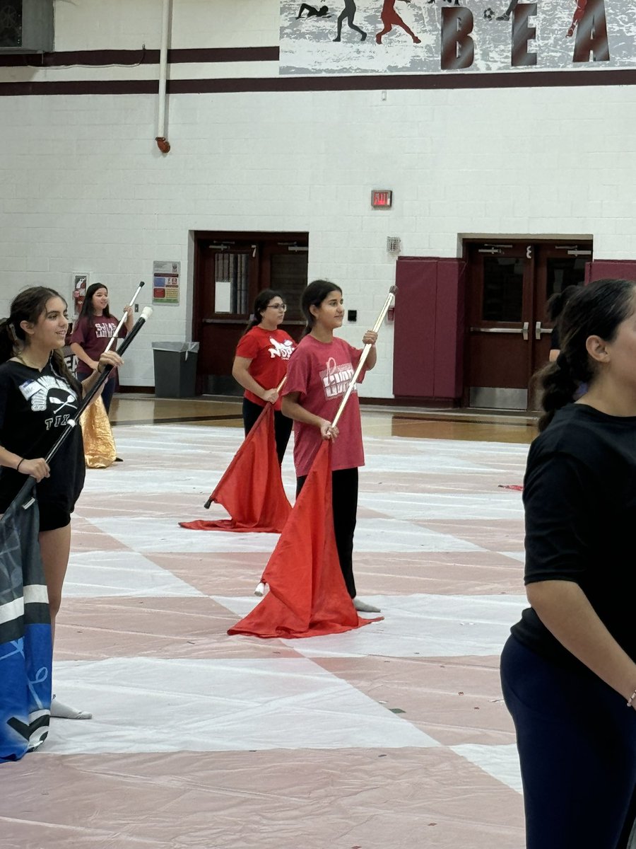 Several members of the Pioneer Color Guard attended this weekend’s RGV spin clinic at PSJA HS. Excellent work representing the PDB! 🏳️🚩
