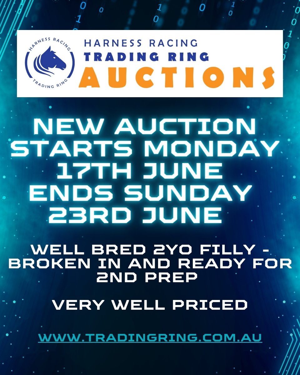 Harness Racing Trading Ring - Australia (@tradingring) on Twitter photo 