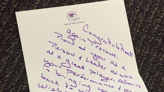 Random, but if anyone on K-State Twitter has ever received one of the infamous Bill Snyder letters can you reply to this tweet or DM me? I have a cool opportunity for you.