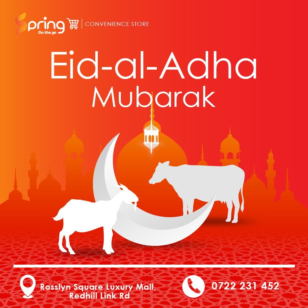 Springonthegoke's tweet photo. Eid al-Adha, a momentous occasion of joy and introspection, is upon us. Let's embrace this time with family and friends, appreciating the blessings we have. #EidMubarak #Blessed #Springonthego #fresh&organic #organicpopupmarket https://t.co/CnpPaEa6zv