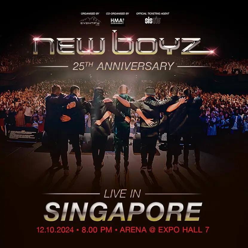 nickynadya87's tweet photo. Konsert di KL soon, but utk konsert di SG dah open for purchase tau. Pegi link 👇 utk beli okay.. 

https://t.co/OBkCwZPGmg

#Newboyz25thAnniversaryinSG https://t.co/G8Dr8b6T5d
