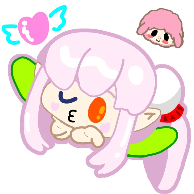 ランクアップさんちゅ#えるの絵だよ 