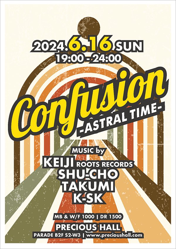 SoundContexture's tweet photo. 本日です^_^
お待ちしております🙇

MUSIC BY:
KEIJI (ROOTS RECORDS)
SHU-CHO
TAKUMI
K-SK (SoundContexture)

ADM: 
MEMBER &amp; W/FLYER 1,000 
|DOOR 1,500 

TIME
19:00~24:00

PRECIOUS HALL: 
札幌市中央区南2条西3丁目パレード 地下2階 https://t.co/zF1HKKGwXj