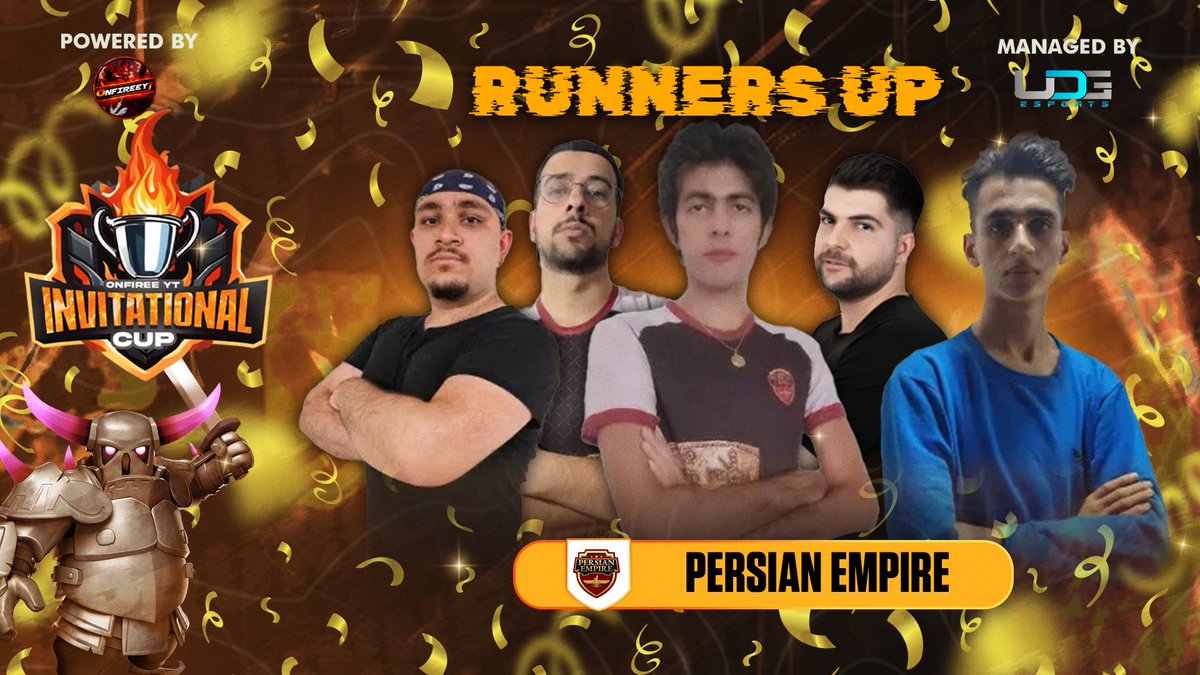 ONFIREEYT (@onfireeyt) on Twitter photo ๐
An incredible performance deserves recognition! A huge shoutout to Persian Empire for securing the runner-up position in the OnFireEYT Invitational! Your dedication and talent shone through. Well played! #OnFireEYT #Esports #RunnerUp ๐ฎ๐ <a href="/esports_udg/">uDG Esports</a> ๐
An incredible performance deserves recognition! A huge shoutout to Persian Empire for securing the runner-up position in the OnFireEYT Invitational! Your dedication and talent shone through. Well played! #OnFireEYT #Esports #RunnerUp ๐ฎ๐ <a href="/esports_udg/">uDG Esports</a>