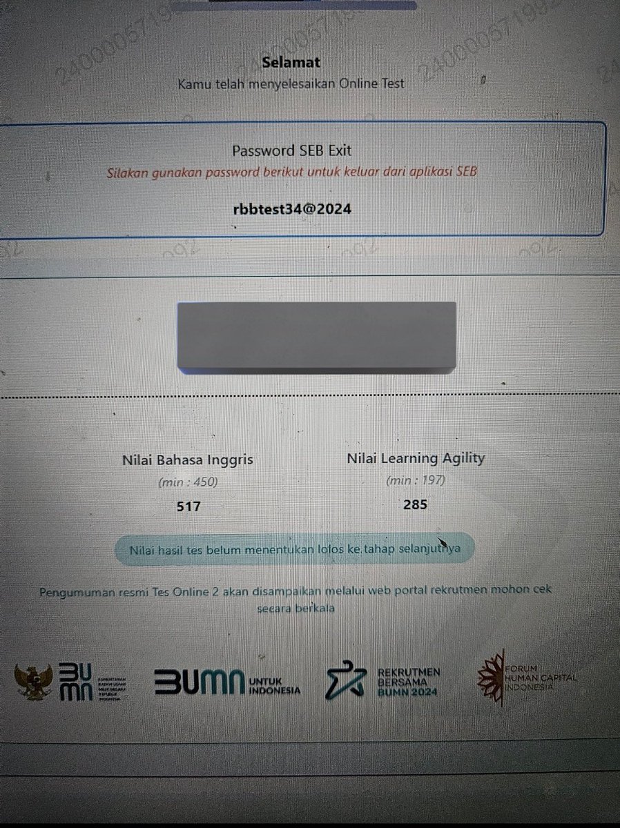 Excaliburrr06's tweet image. Before - After
Ada yang tau arti &quot;tidak menuhi kriteria&quot; ? Masih mending ada transparansi rank walaupun tidak lolos, biar bisa lebih legowo🥲 #fhci #bumn #tbi