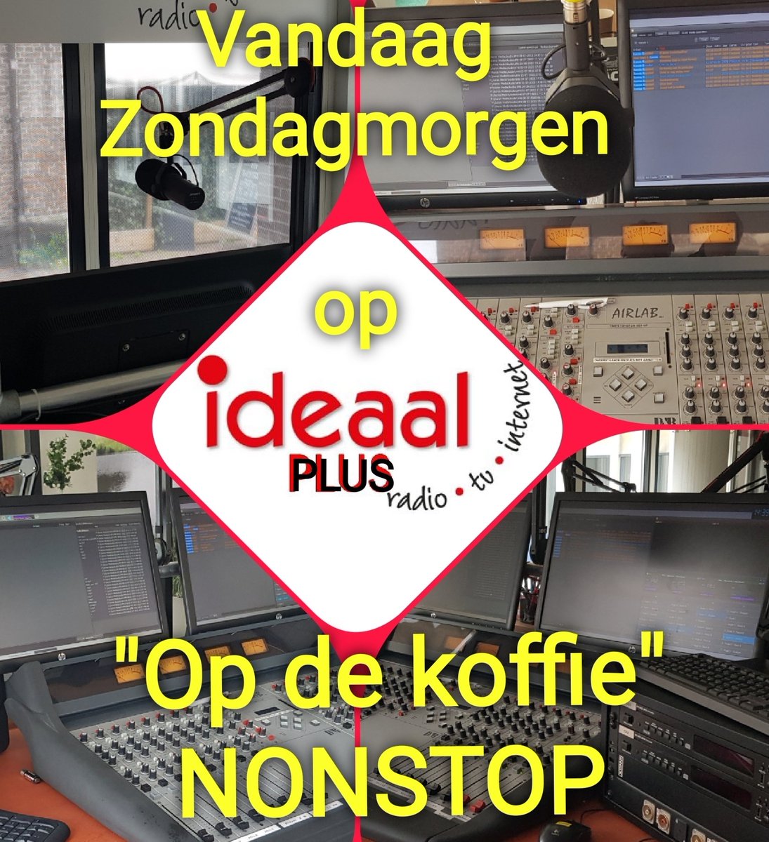dickklg's tweet photo. GOEDEMORGEN....
Vandaag ben ik er ff niet i.v.m. weer een jaartje wijzer.
Volgende week weer.
Luister NONSTOP mee via https://t.co/ovGKw6Pnb4 of  https://t.co/nmDpTHfLOP en in de ether op 107.9, 105.8, 106,5, 107.7 en 105.1 MHz op IDEAAL PLUS.
📻🎶 https://t.co/Uox1IUzIjg