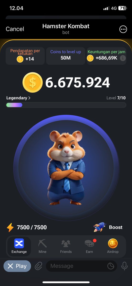Zakky_MN's tweet photo. Hamster Kombat

Anggep aja pelihara hamtaro 😁
Btw segini udah kenceng belom yah 😄

Tinggal download telegram and. Click this link 

https://t.co/mHK9JTbRwc https://t.co/NLT8jHsRCY