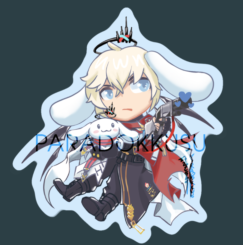 シナモロール 「IF #arknights WONT GIVE US CINNAMOROLL E」|Paradokkusu @ online store OPEN!!のイラスト
