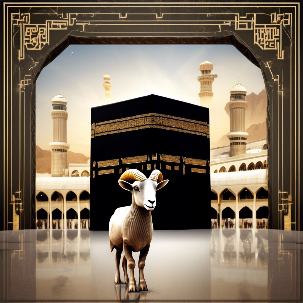 #EidUlAdha #Unity #Sacrifice #Charity #Hajj In the story of Prophet Ibrahim, ram refers to the ram that was provided as a substitute for his son Isma'il as a sacrifice, as an act of obedience to God's command. May this special day bring you joy, peace, and blessings.