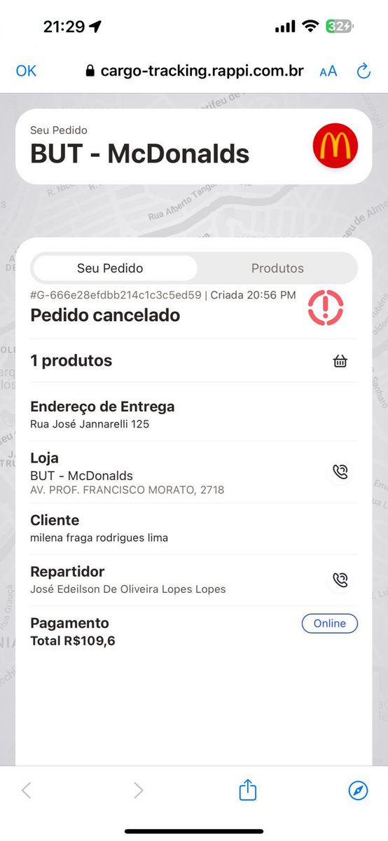 GabrielTV's tweet photo. @McDonalds_BR vcs cancelaram meu pedido e não devolveram o dinheiro! Reclamei e vcs disseram que vão analisar em 7 dias! #absurdo #fuienganado https://t.co/D2I8VlrjLv