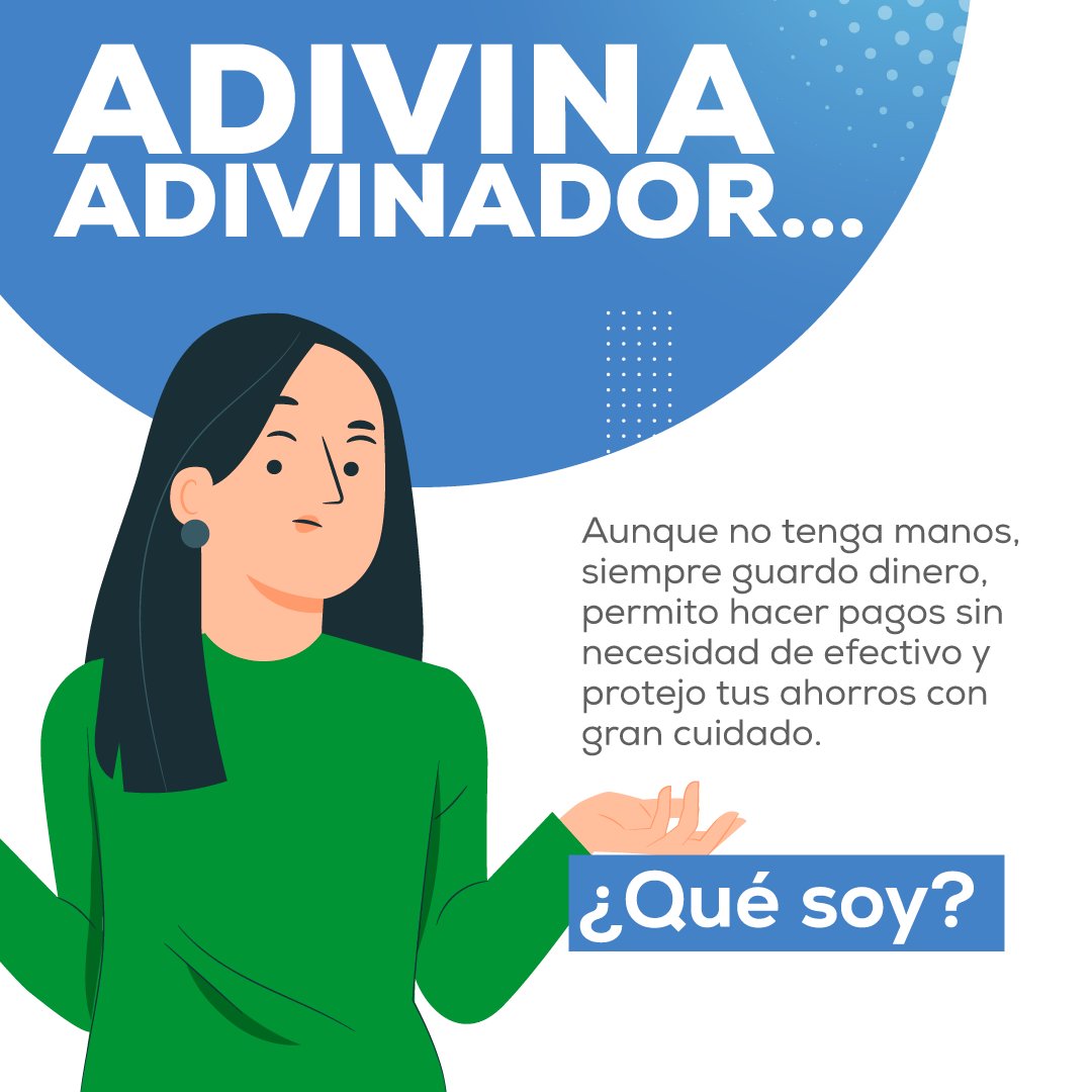 Coopcanapro's tweet photo. Apreciado (a) asociado (a) 
¡Es momento de afinar tu ingenio financiero! 💼💡
3 adivinanzas, 3 oportunidades para demostrar tu conocimiento. 🏦🔍
Comenta  tus respuestas.
#AdivinaCoopcanapro  #ParaCrecerJuntos #Coopcanapro #Cooperativas https://t.co/por7wnbMPD