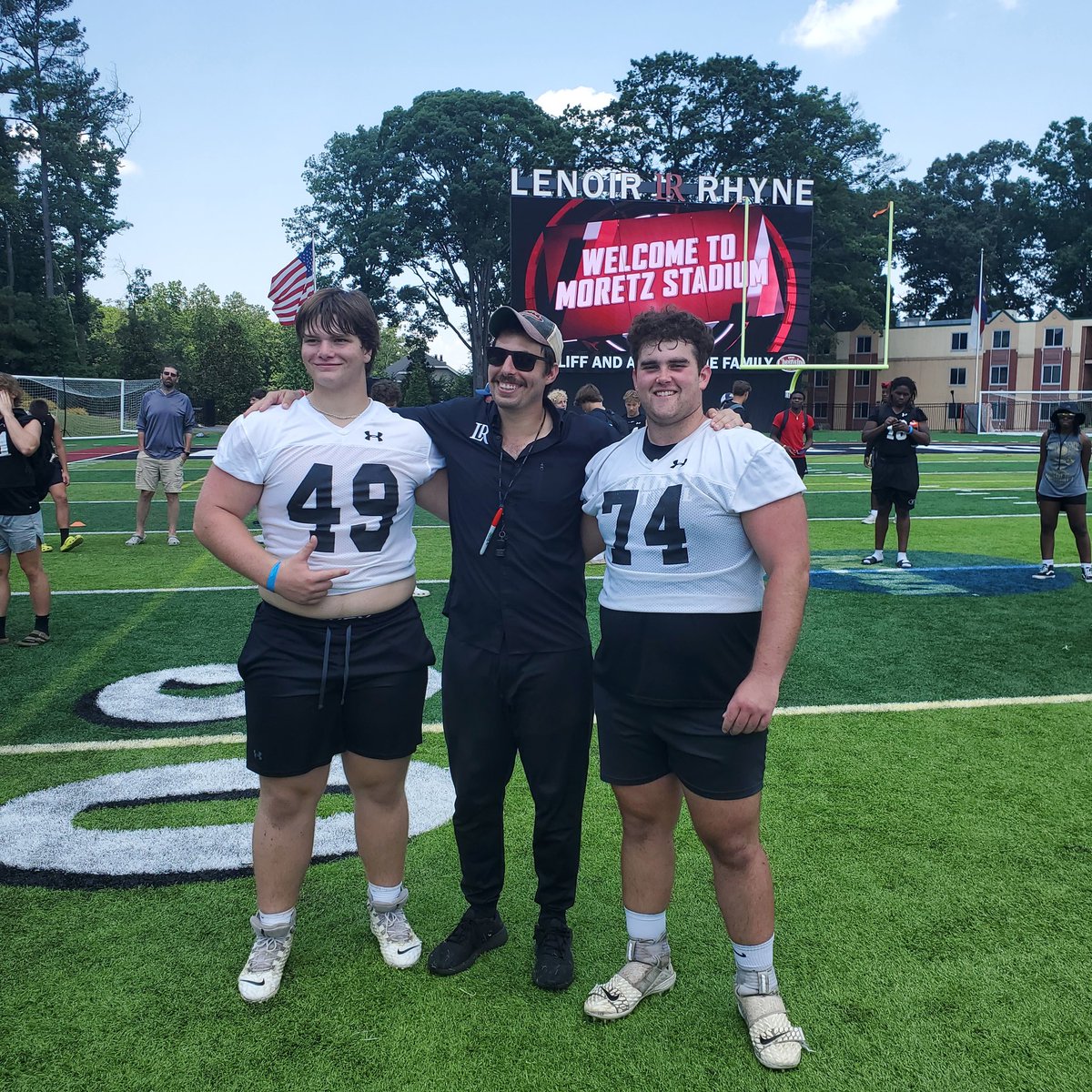I had a great time learning and competing at <a href="/LRbears/">Lenoir-Rhyne Bears</a> today and can't wait to be back! Thank you <a href="/CoachJLord1/">Jalani Lord</a> for the feedback! <a href="/NickVagnoneLR/">Nick Vagnone</a>  <a href="/Dabigman41/">Damien Jackson</a> <a href="/PorterRidgeFB/">Porter Ridge Football</a>