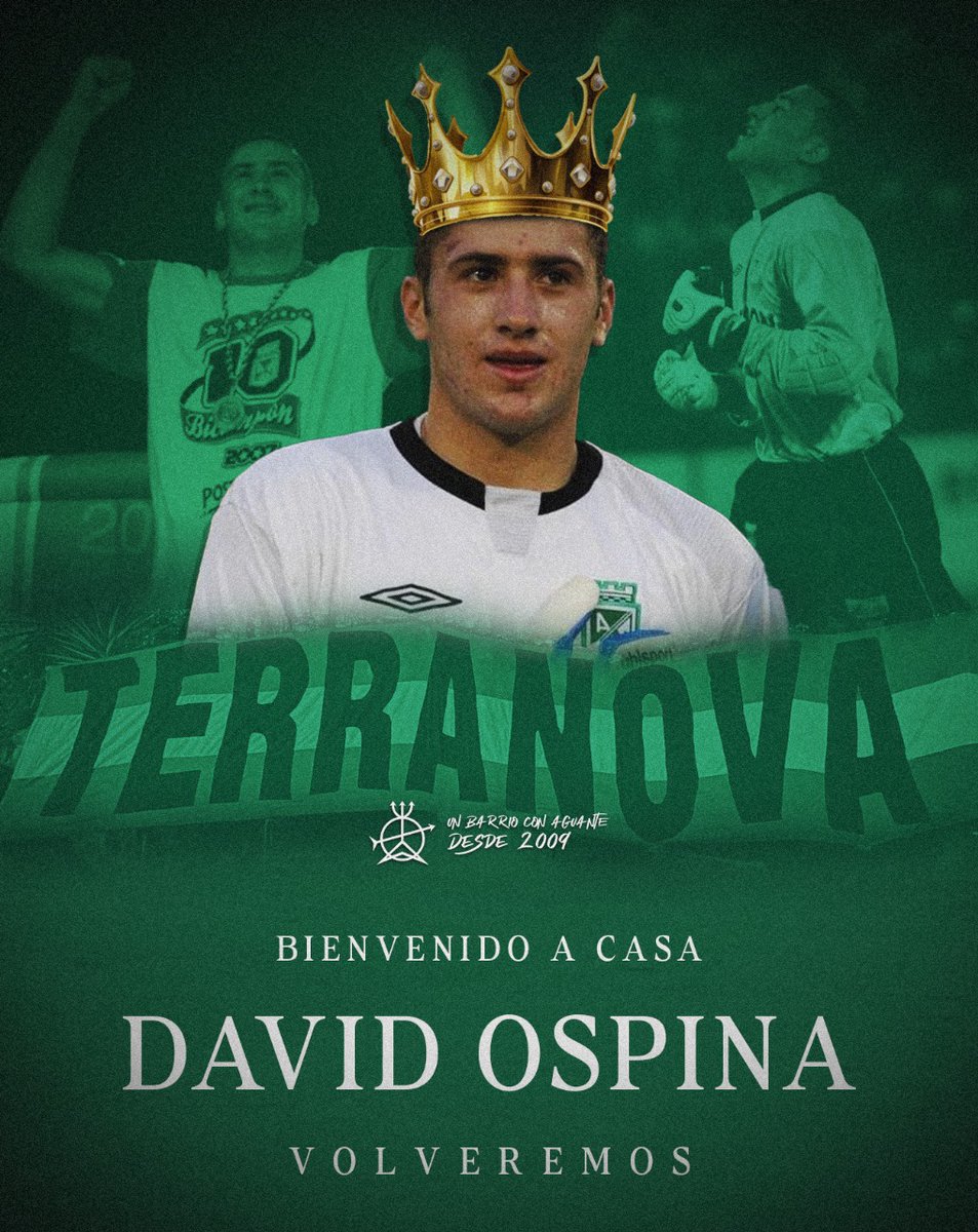 LDSTerranova's tweet photo. Regresaste a casa para honrar y llenar de más gloria el equipo de tus amores. Tu hinchada, tu barra y tu gente siempre estará ahí para apoyarte detrás del arco. BIENVENIDO DAVID.  @D_Ospina1  @LDSoficial

¡VOLVEREMOS! @nacionaloficial

#Volveremos https://t.co/Rf7FwiAbXe
