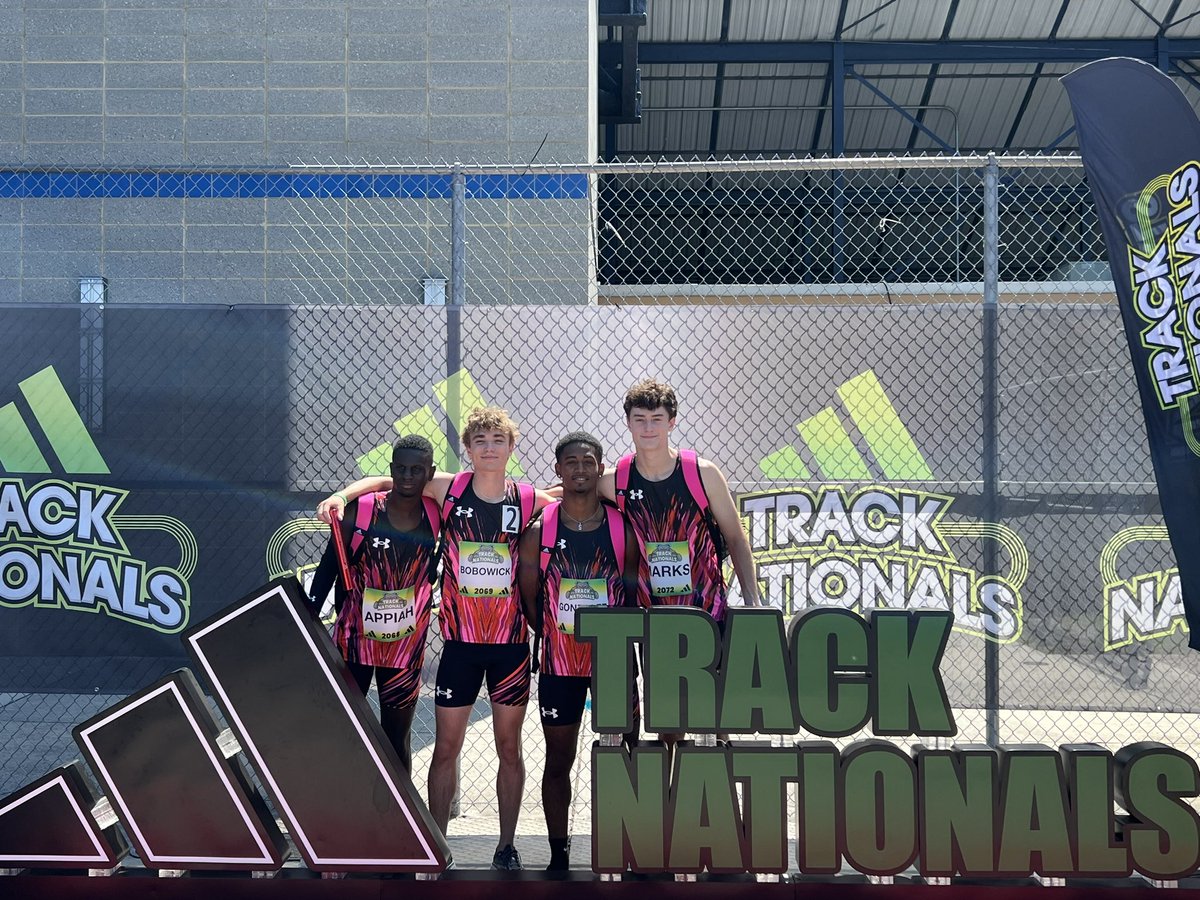 Grady Marks (@gradymarks_) on Twitter photo Last meet of the year. Adidas outdoor Nationals 4x1. Onto Junior year! Thank you to my coaches and teammates for a great season!
<a href="/nhsindoortrack/">Newtown High School Boys Track and Field</a> <a href="/nhsathletics/">NHS Athletics</a> Last meet of the year. Adidas outdoor Nationals 4x1. Onto Junior year! Thank you to my coaches and teammates for a great season!
<a href="/nhsindoortrack/">Newtown High School Boys Track and Field</a> <a href="/nhsathletics/">NHS Athletics</a>