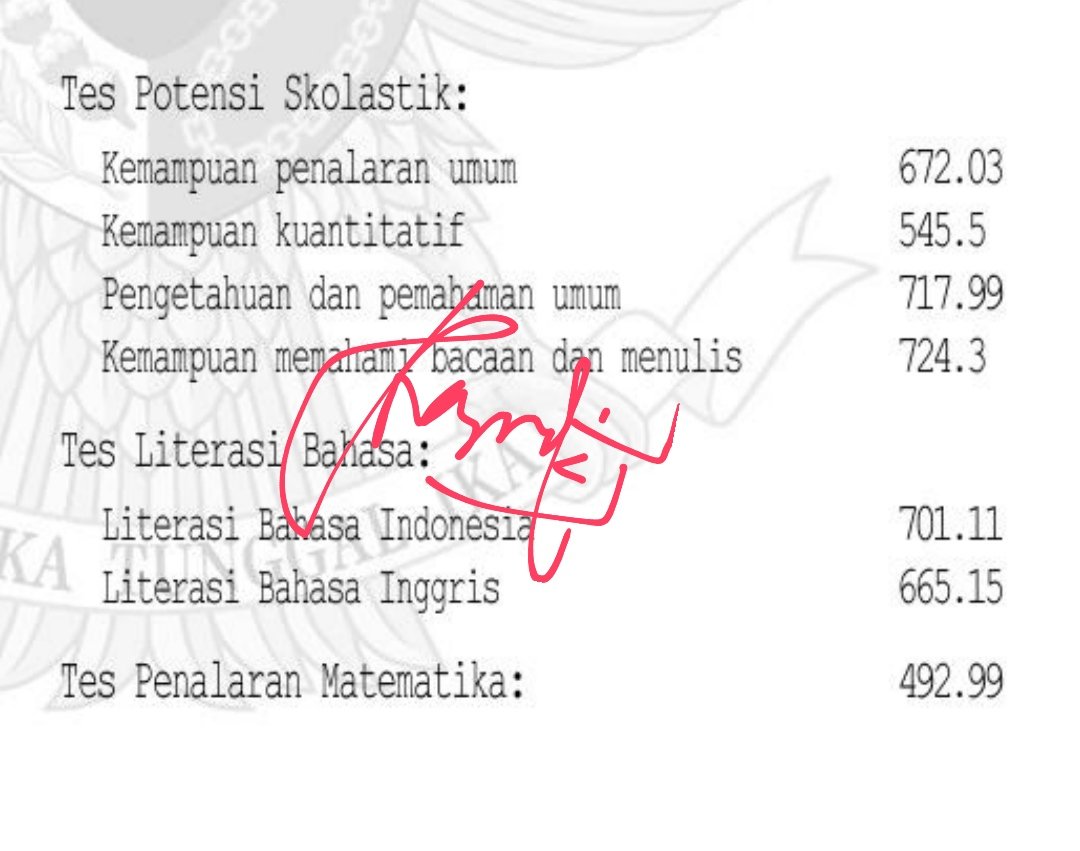 toopokki's tweet photo. @sbmptnfess Rata" 645, Alhamdulillah lolos pil 1 Higiene Gigi https://t.co/7hOHU0l4Dz