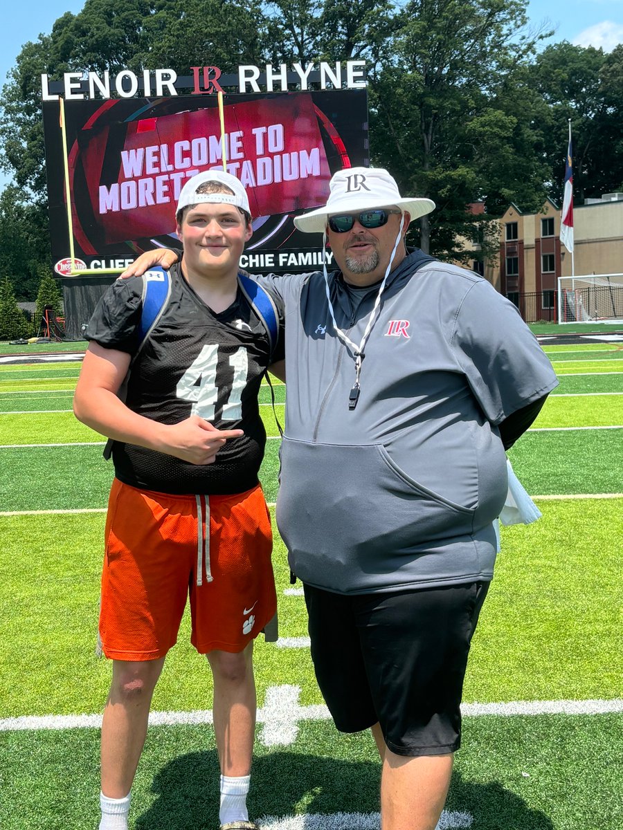 Wesley Parker (@wesparker55) on Twitter photo Had a great time <a href="/LRBearsFootball/">Lenoir-Rhyne Football</a> camp today! Thanks to the coaches for the opportunity & valuable feedback. Excited to keep working hard and improving! Thanks again <a href="/Jhilly79/">Coach Justin Hilliker</a> for working with me!
<a href="/NickVagnoneLR/">Nick Vagnone</a> <a href="/Rashad_M_Y/">Rashad Yelding</a> <a href="/coachSocha/">Doug Socha</a> @CoachJarredHill <a href="/_MasonSledge/">Mason Sledge</a> Had a great time <a href="/LRBearsFootball/">Lenoir-Rhyne Football</a> camp today! Thanks to the coaches for the opportunity & valuable feedback. Excited to keep working hard and improving! Thanks again <a href="/Jhilly79/">Coach Justin Hilliker</a> for working with me!
<a href="/NickVagnoneLR/">Nick Vagnone</a> <a href="/Rashad_M_Y/">Rashad Yelding</a> <a href="/coachSocha/">Doug Socha</a> @CoachJarredHill <a href="/_MasonSledge/">Mason Sledge</a>