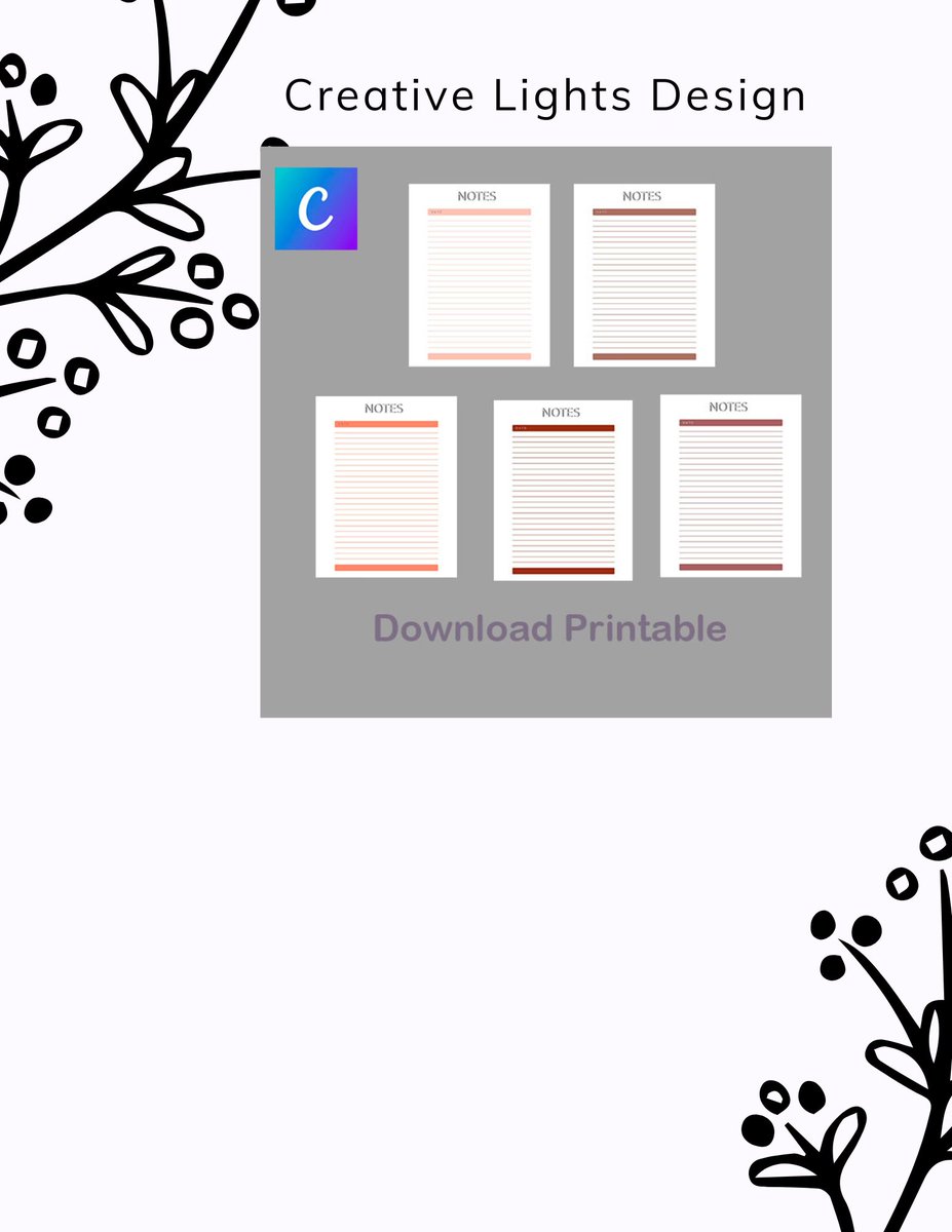 creativelights6's tweet image. Brown Printable Notes creativelightsdesign.com/products/brown… #Printable #Notes #SchoolNotes #Design #DigitalProducts