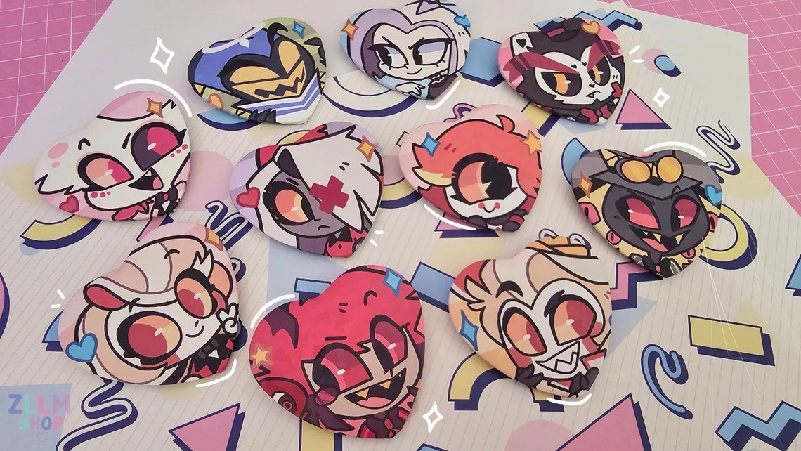 Daily_FirstMan's tweet photo. Hazbin Hotel: Heart-Shaped Pin
Shop: https://t.co/2gTHuXcy6L
Artist: @zllm6
#adammerch https://t.co/qsqo45A3WT