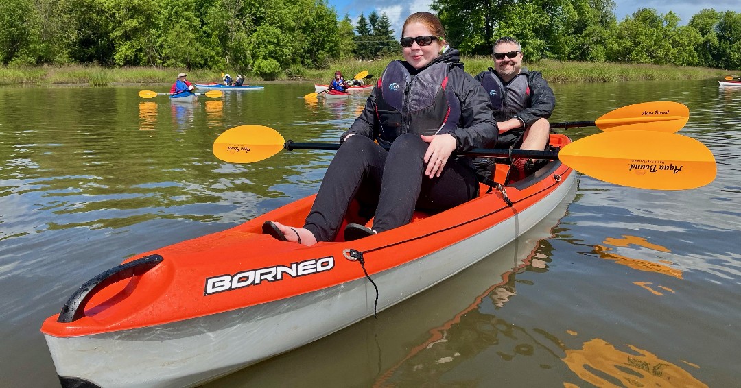 Had an incredible day paddling in Scappoose Bay with our amazing athletes from Vancouver, WA &amp; Portland, OR! Every stroke is a step towards empowerment and adventure—join us and be a part of this inspiring journey! 🚣‍♀️
.
#NWABA #AdventureAwaits #NWBlindAthletes #PNWSummer